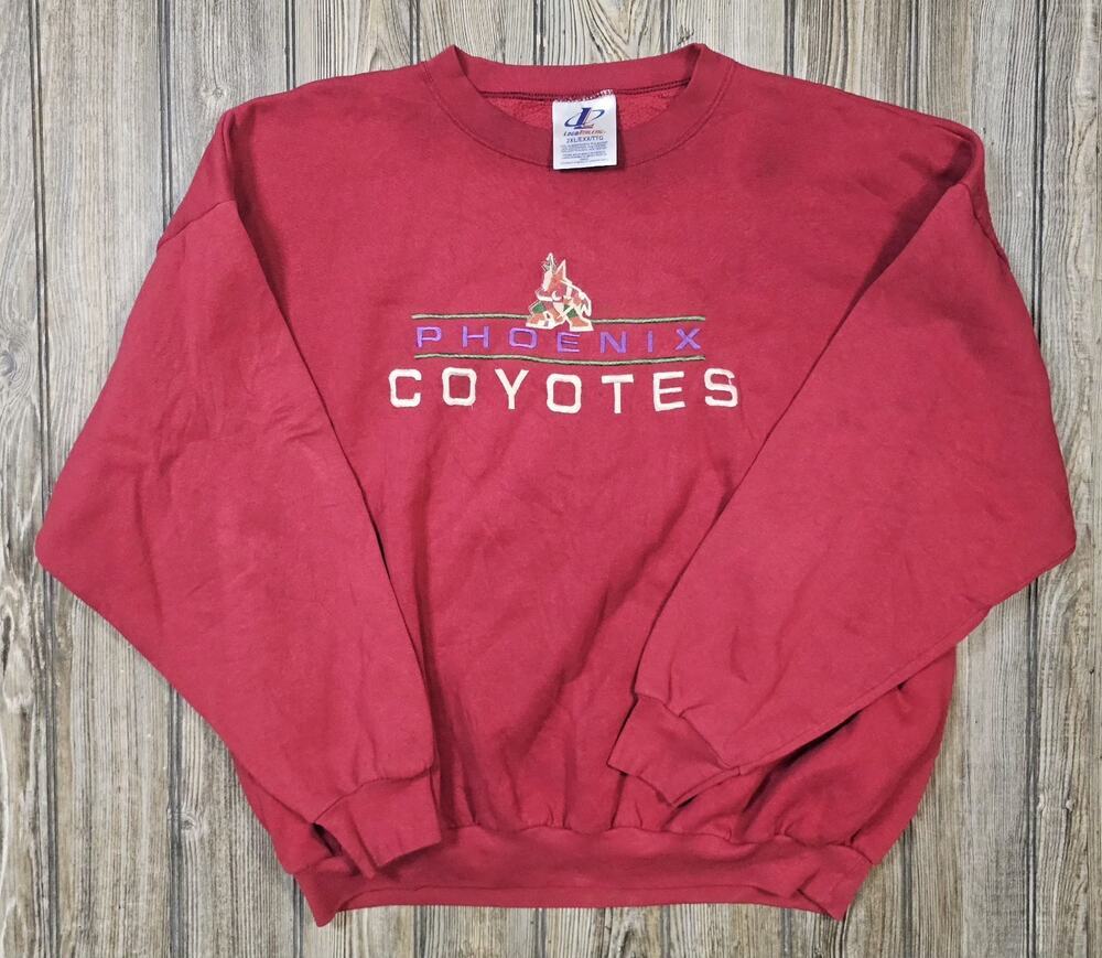 Vintage Phoenix Coyotes Logo Athletic Crewneck Sweatshirt Mens 2XL NHL Hockey